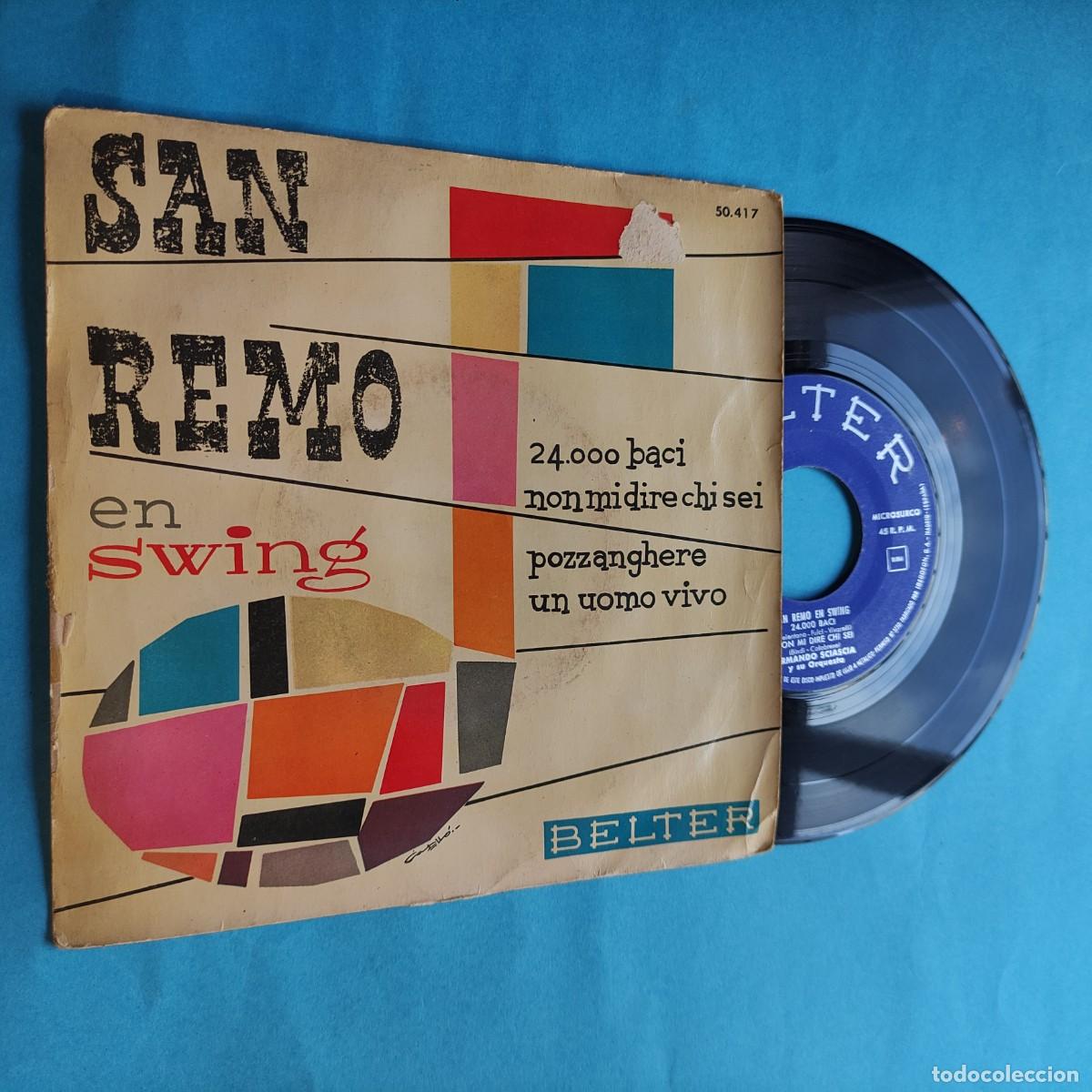 Discos de vinilo: Armando Sciascia Y Su Orquesta* &ndash; San Remo En Swing** EP 4 CANCIONES ** juani