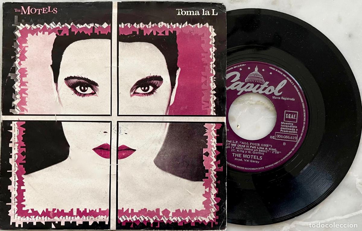 Discos de vinilo: THE MOTELS. TOMA LA L. SINGLE ORIGINAL ESPA&Ntilde;A 1982 PROMOCIONAL