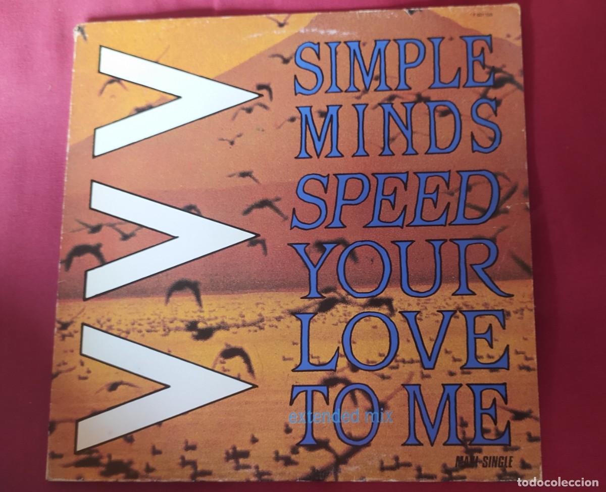 Discos de vinilo: Maxi single. Simple minds. Speed your love to me. 1983