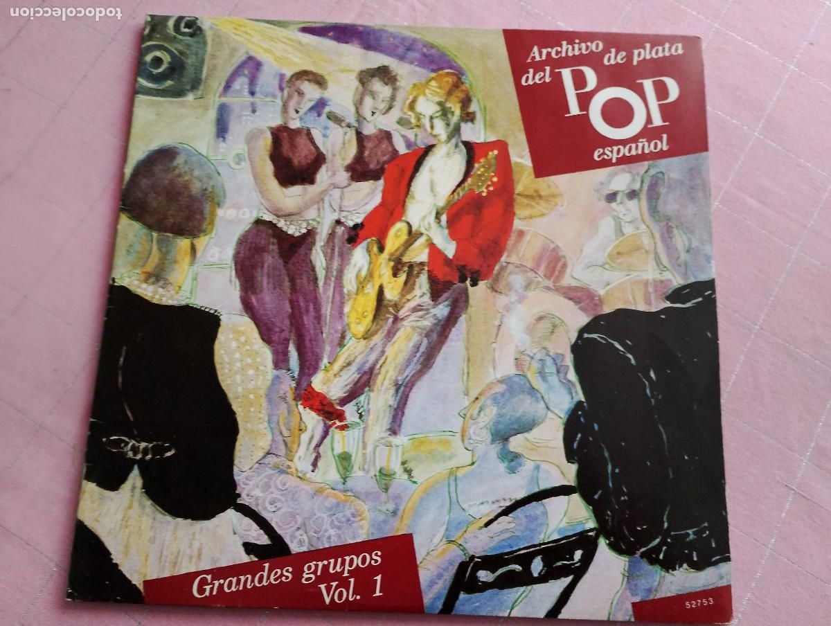 Discos de vinilo: Archivo De Plata Del Pop Espa&ntilde;ol - Grandes Grupos Vol.2, Los Mustang / Los Sirex 1989