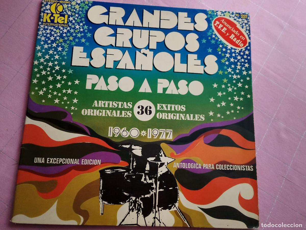 Discos de vinilo: Grandes Grupos Espa&ntilde;oles Paso A Paso 1960-1977
