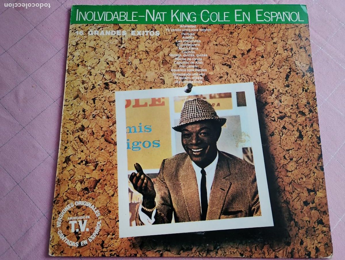 Discos de vinilo: Nat King Cole &ndash; Inolvidable - Nat King Cole En Espa&ntilde;ol, 1981