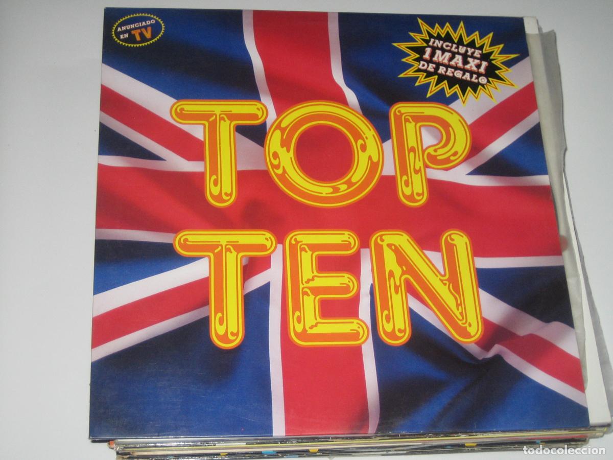 Discos de vinilo: DISCOFERTA - LP - VER FOTO - TOP TEN - CONTIENE EL MAXI DE REGALO