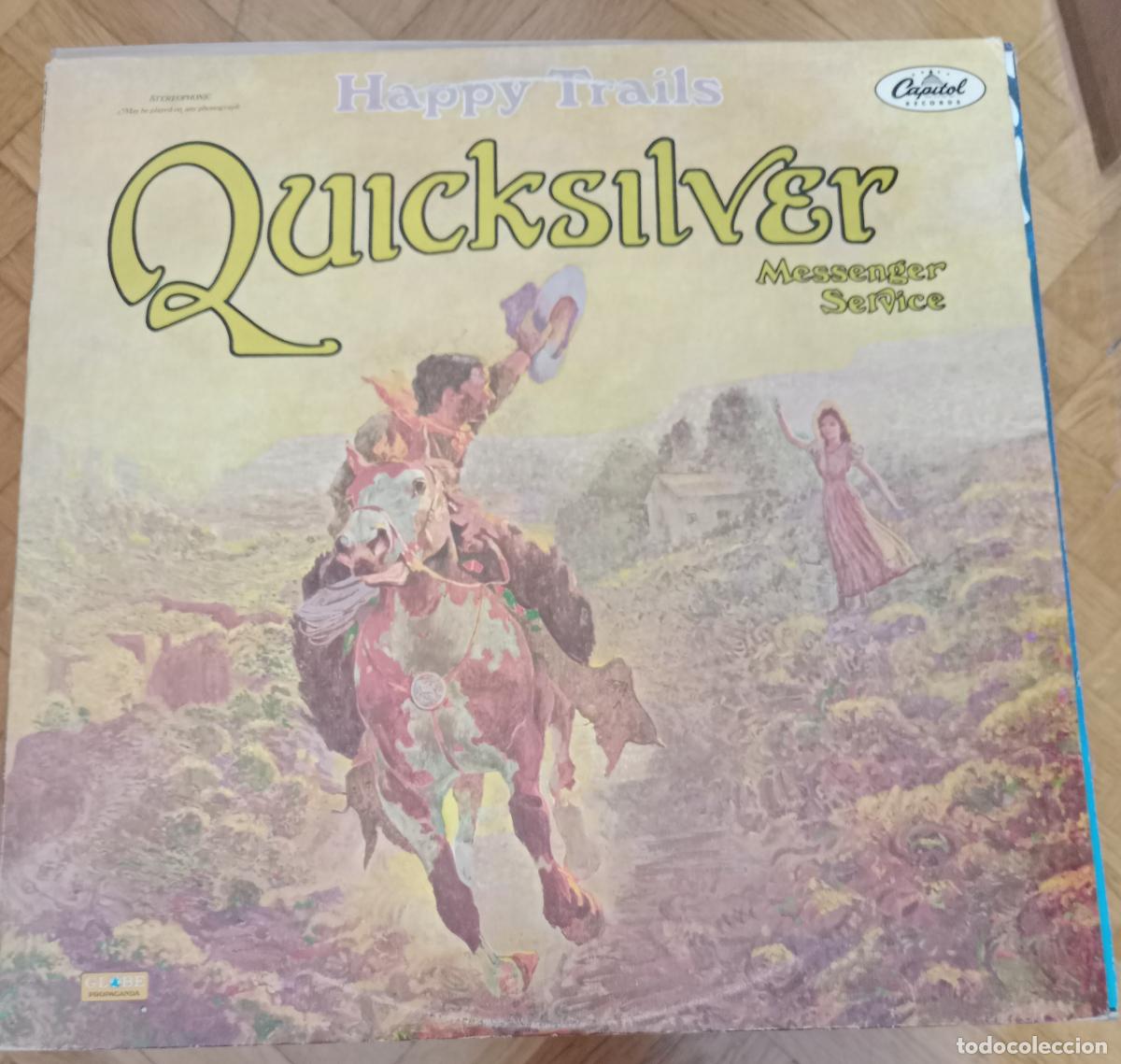 Discos de vinilo: Quicksilver Messenger Service &lrm;&ndash; Happy Trails Lp Suecia 70s