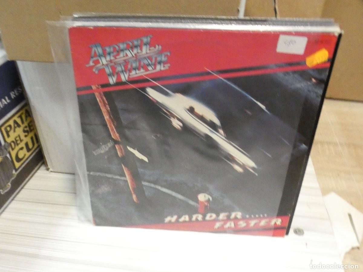 Discos de vinilo: ARKANSAS1980 LOTT713 VINILO BUEN ESTADO APRIL WINE HARDER FASTER