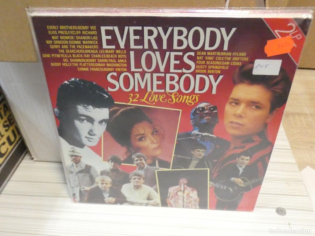 Discos de vinilo: ARKANSAS1980 LOTT713 VINILO BUEN ESTADO EVERYBODY LOVES SOMEBODY LOVE SONGS 2 LPS