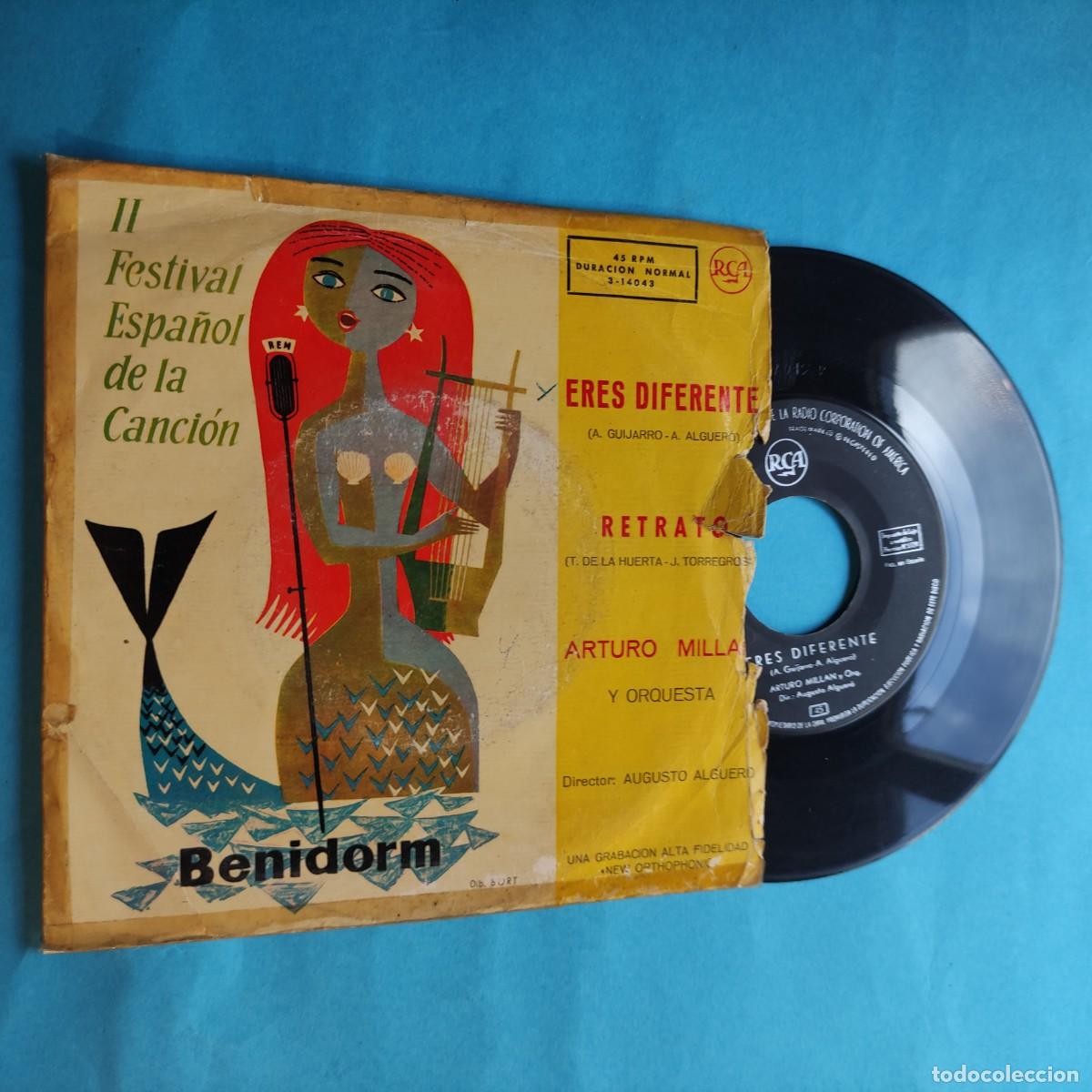 Discos de vinilo: II FESTIVAL ESPA&Ntilde;OL DE LA CANCION DE BENIDORM ** SINGLE RCA ** juani