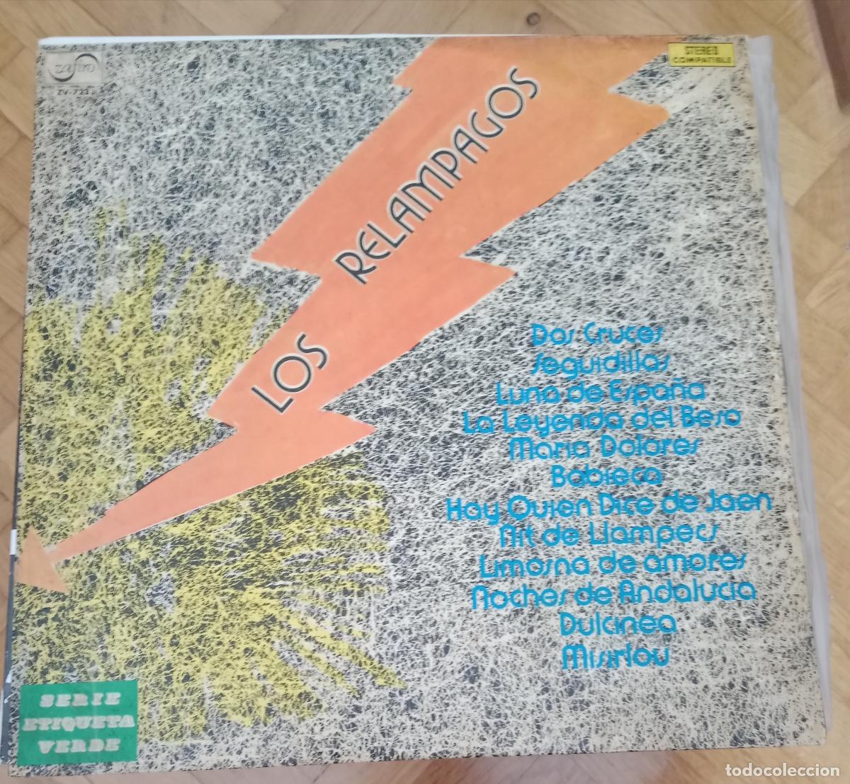 Discos de vinilo: Los Relampagos &lrm;&ndash; Los Relampagos Lp Espa&ntilde;a 1975