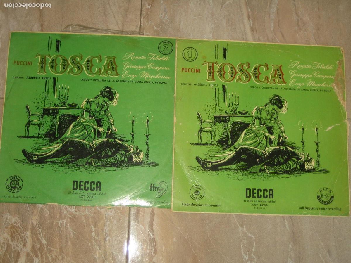 Discos de vinil: DISCOFERTA - LP - VER FOTO - PUCCINI - TOSCA VOL. 1, 2