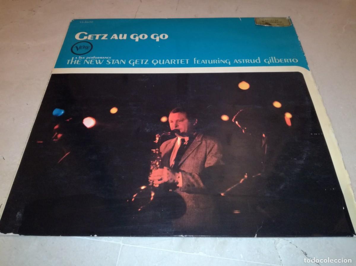 Discos de vinilo: THE NEW STAN GETZ QUARTET FEATURING ASTRUD GILBERTO-GETZ AU GO GO-ORIGINAL 1964