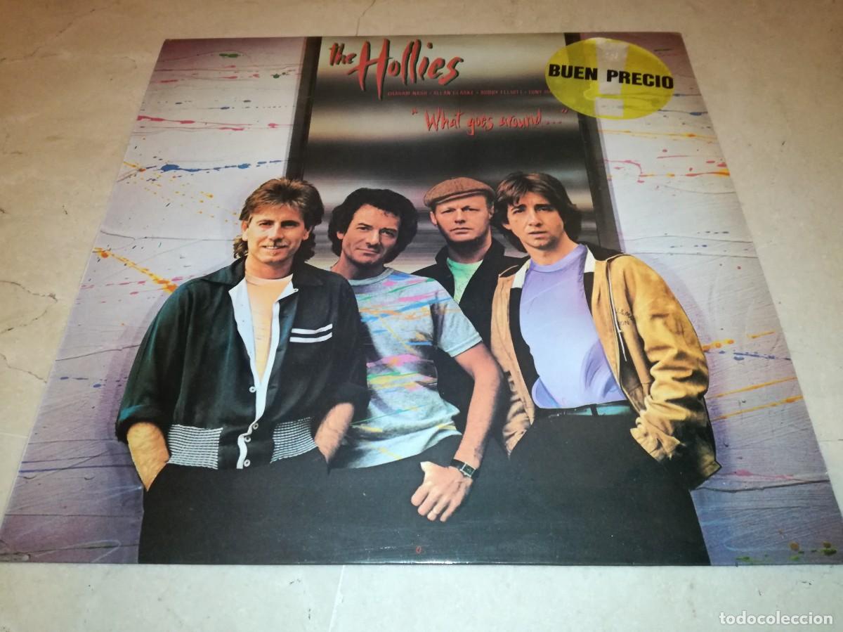 Discos de vinilo: THE HOLLIES-WHAT GOES AROUND...-EDICI&Oacute;N ESPA&Ntilde;OLA-GRAHAM NASH