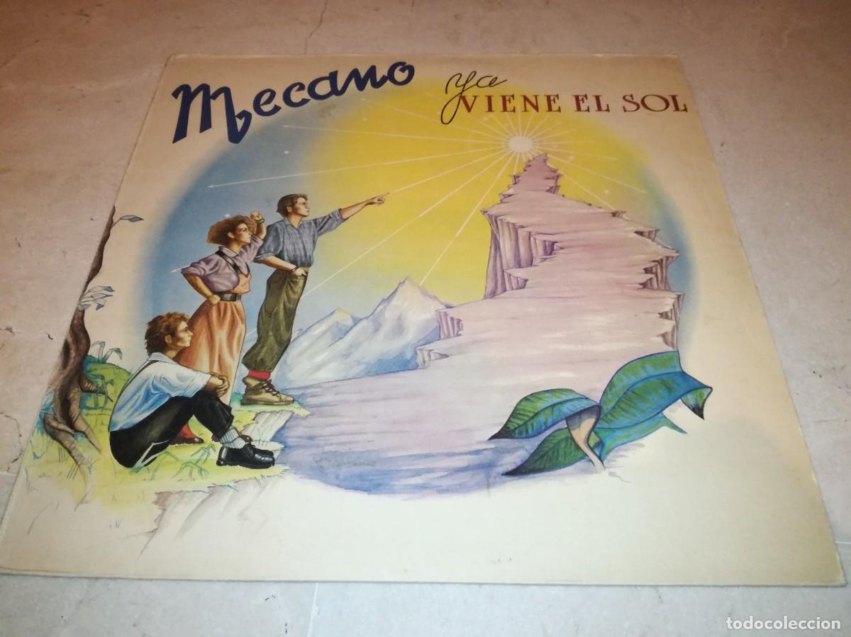 Discos de vinilo: MECANO-YA VIENE EL SOL-CONTIENE ENCARTE-ORIGINAL 1984