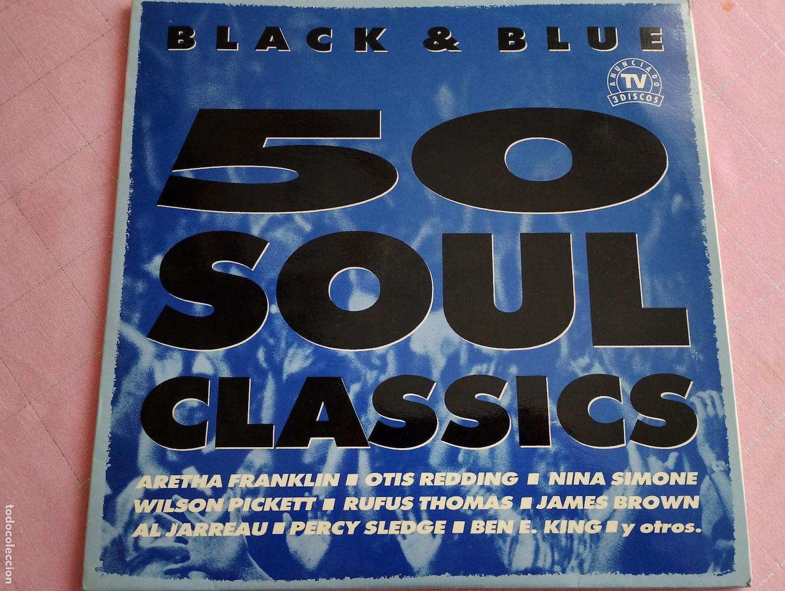 Discos de vinilo: Black & Blue 50 Soul Classics,1992 3 LPS