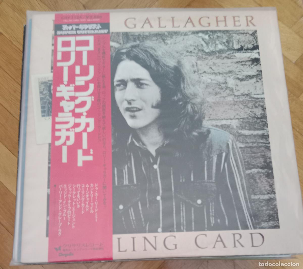 Discos de vinilo: Rory Gallagher &lrm;&ndash; Calling Card Lp Japon 1976