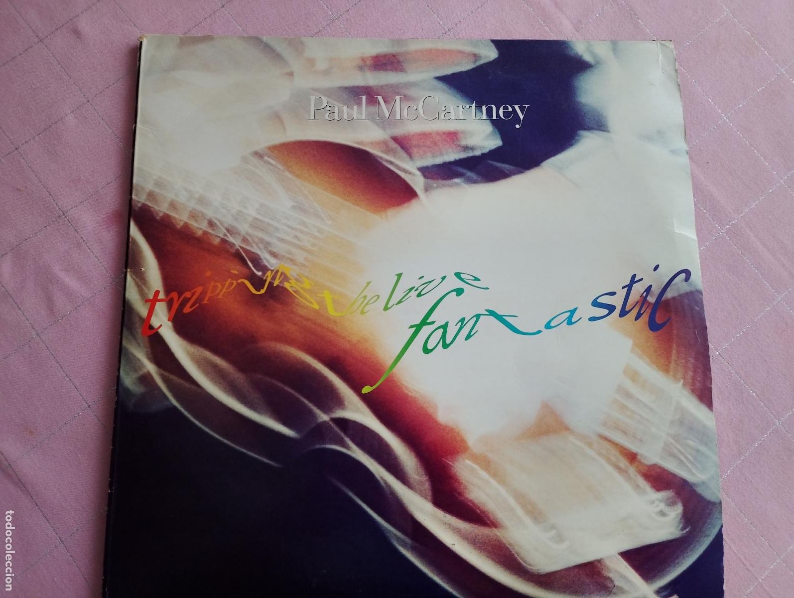 Discos de vinilo: Paul McCartney &ndash; Tripping The Live Fantastic, 3 LPS ed espa&ntilde;ola 1990, con el libreto
