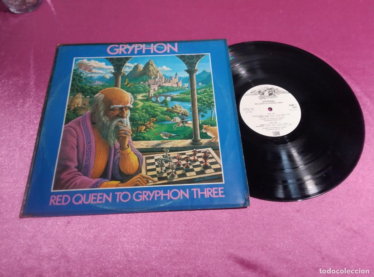Discos de vinilo: GRYPHON RED QUEEN TO GRYPHON THREE 1976 LP L32 3