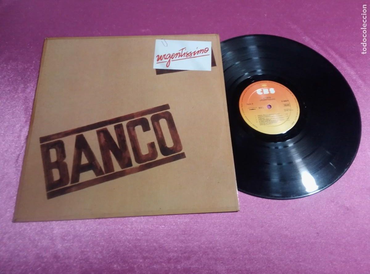 Discos de vinilo: BANCO URGENT&Iacute;SIMO PERO QU&Eacute; IDEA 1980 LP L32 3