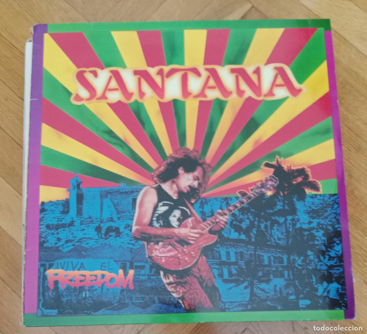 Discos de vinilo: Santana &lrm;&ndash; Freedom Lp Espa&ntilde;a 1987