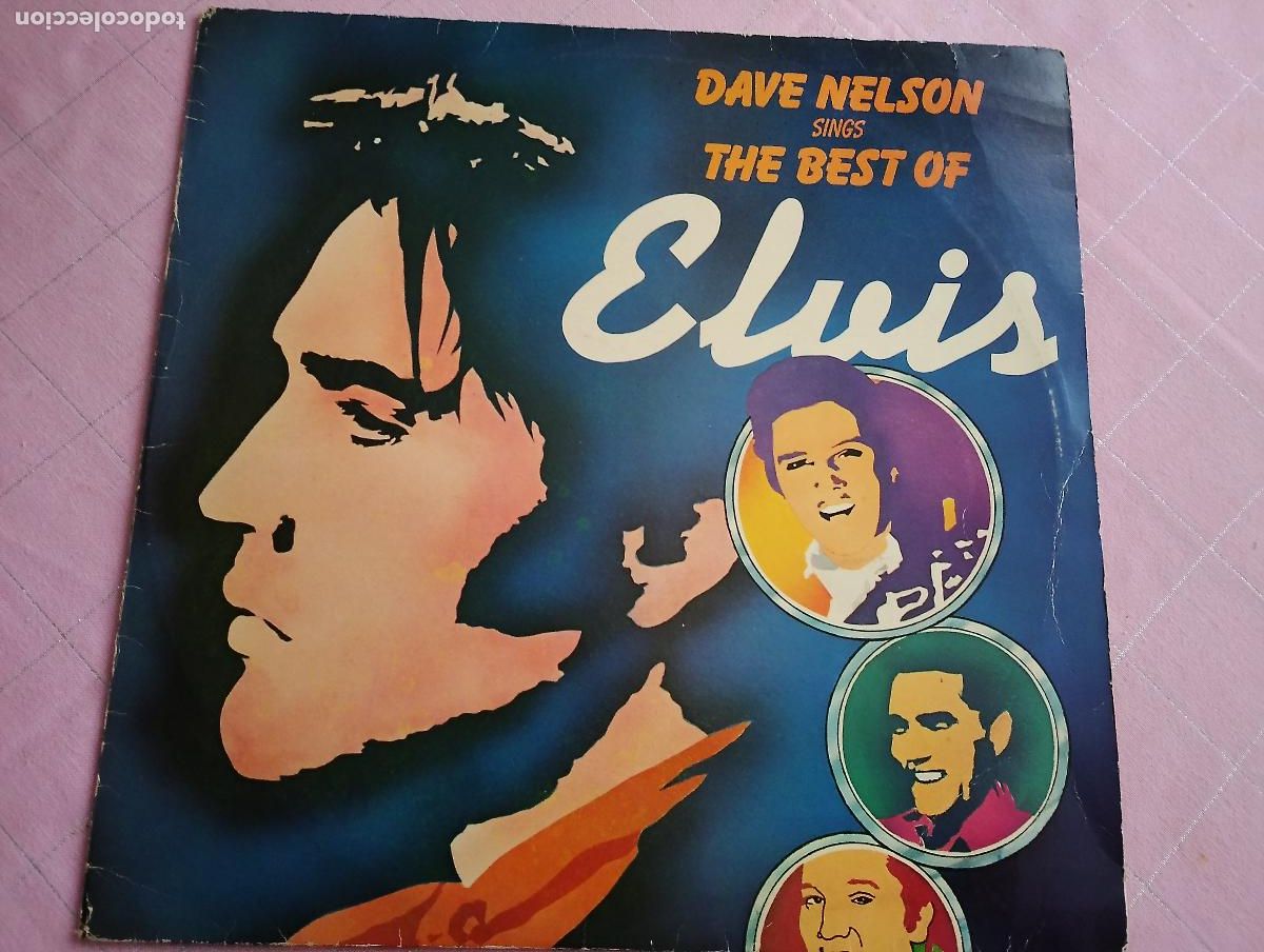 Discos de vinilo: Dave Nelson &ndash; Dave Nelson Sings The Best Of Elvis, 1975, Rock & Roll