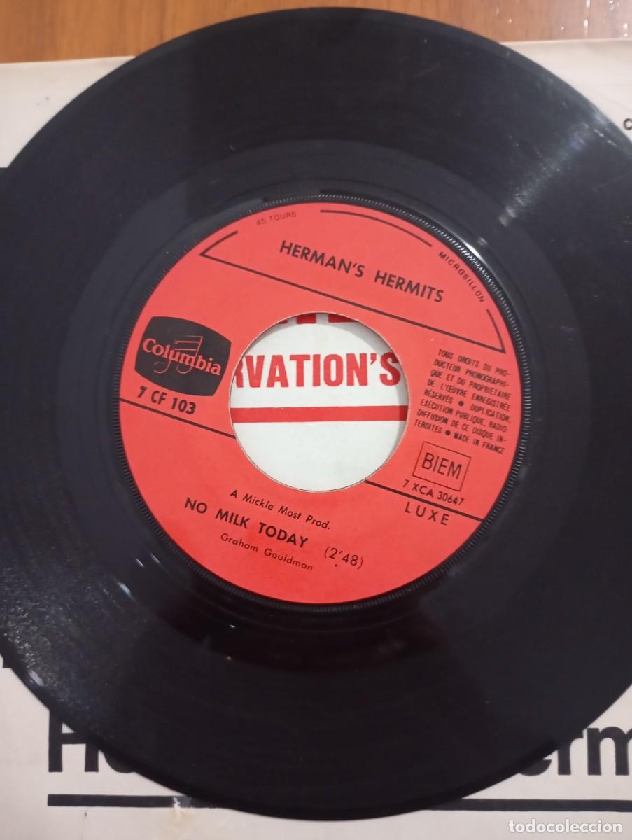 Discos de vinilo: HERMANS HERMITS - NO MILK TODAY (SG) - Foto 3