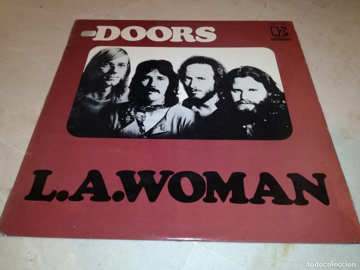 Discos de vinilo: THE DOORS-L.A. WOMAN-CONTIENE ENCARTE-ORIGINAL ESPA&Ntilde;OL 1971-EN BUEN ESTADO