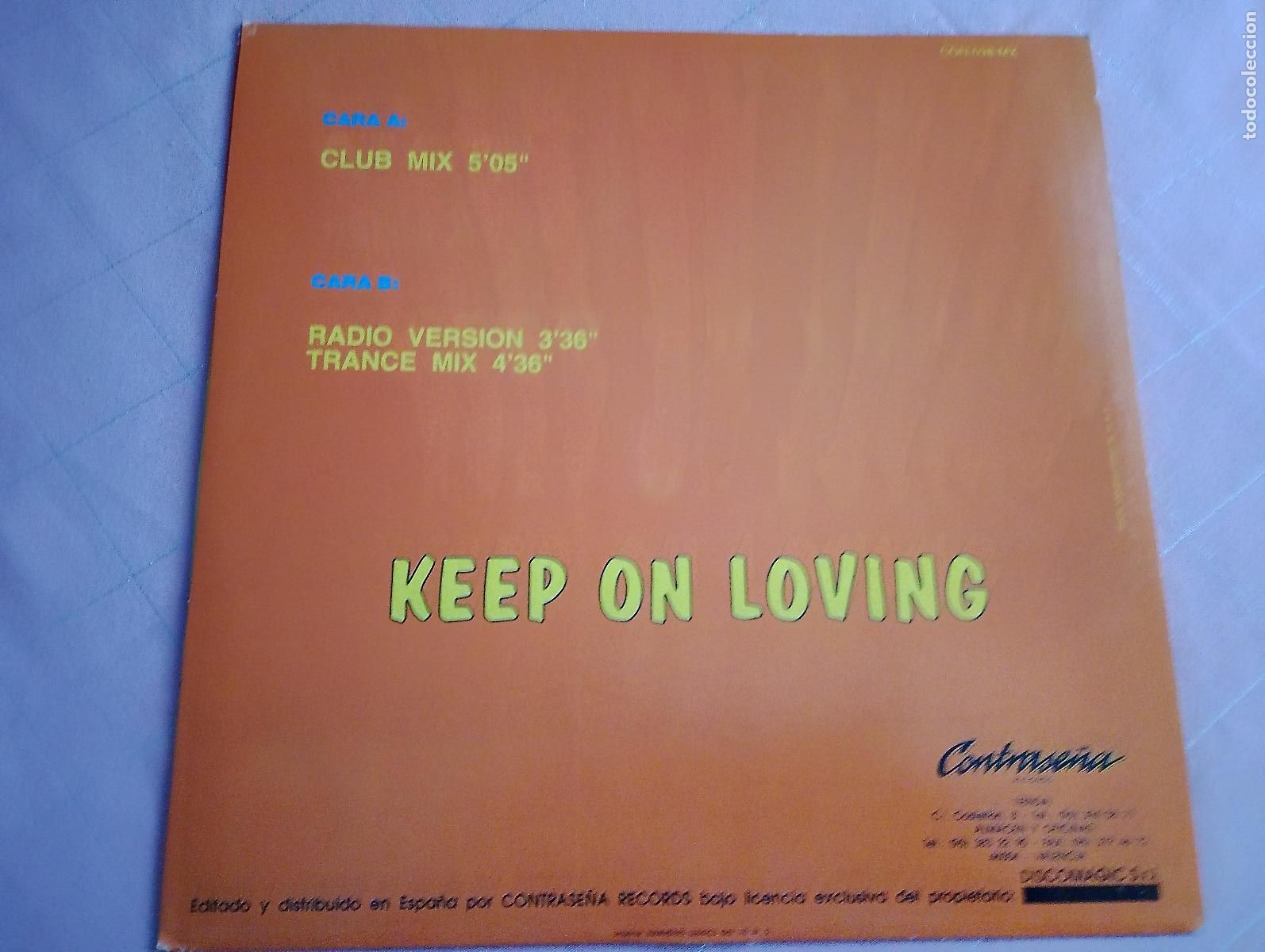 Discos de vinilo: B - Guys &lrm;&ndash; Keep On Loving, Electronic Techno, - Foto 2