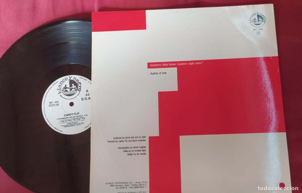 Discos de vinilo: Maxi single. Candy Flip. Strawberry fields forever - Foto 2