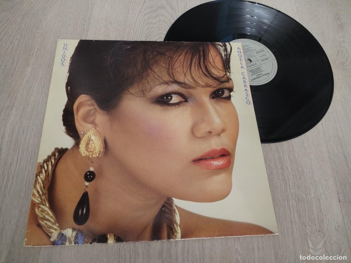 Discos de vinilo: ANGELA CARRASCO - UNIDOS ..LP DE ARIOLA - 1983 - LETRA Y MUSICA DE CAMILO SESTO - BUEN ESTADO