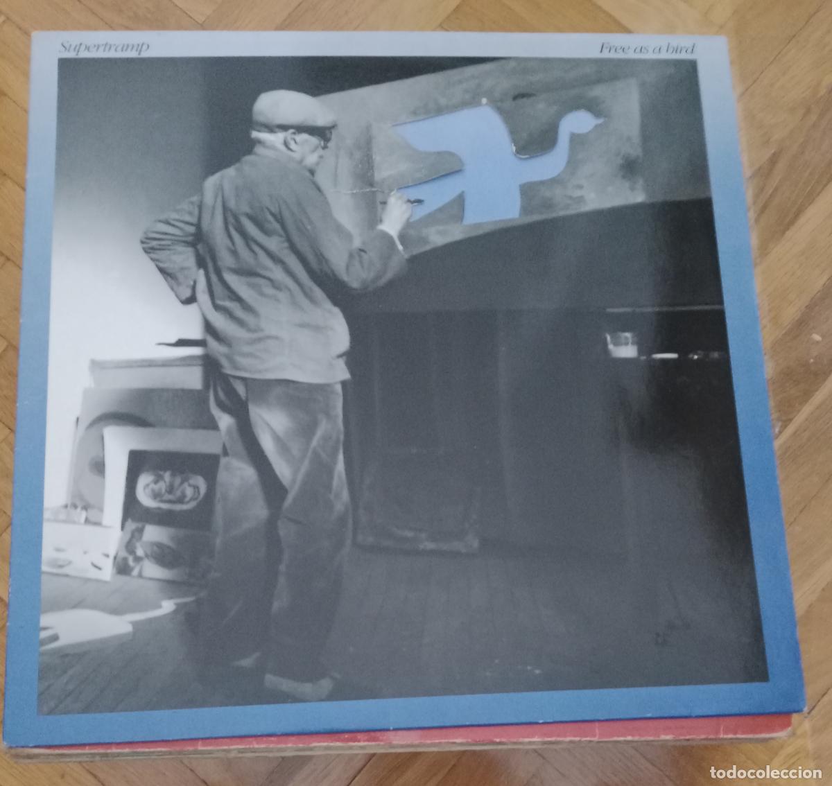 Discos de vinilo: Supertramp &lrm;&ndash; Free As A Bird Lp Espa&ntilde;a 1987