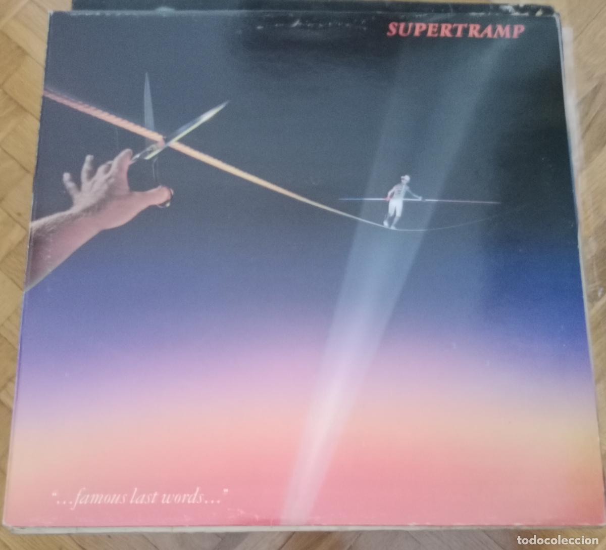 Discos de vinilo: Supertramp &lrm;&ndash; &rdquo;...Famous Last Words...&rdquo; Lp Espa&ntilde;a 1985
