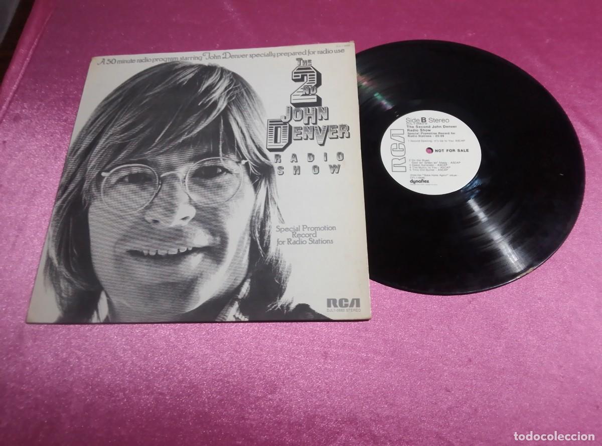 Discos de vinilo: THE SECOND JOHN DENVER RADIO SHOW NOT FOR SALE USE LP L32 3