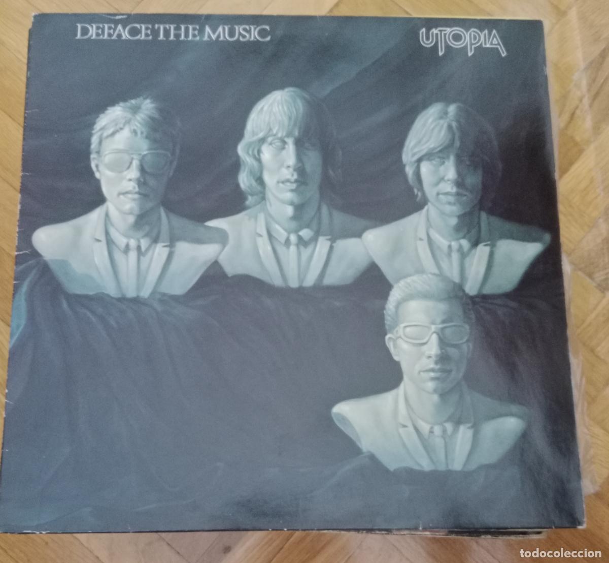 Discos de vinilo: Utopia &lrm;&ndash; Deface The Music Lp Holanda 1980
