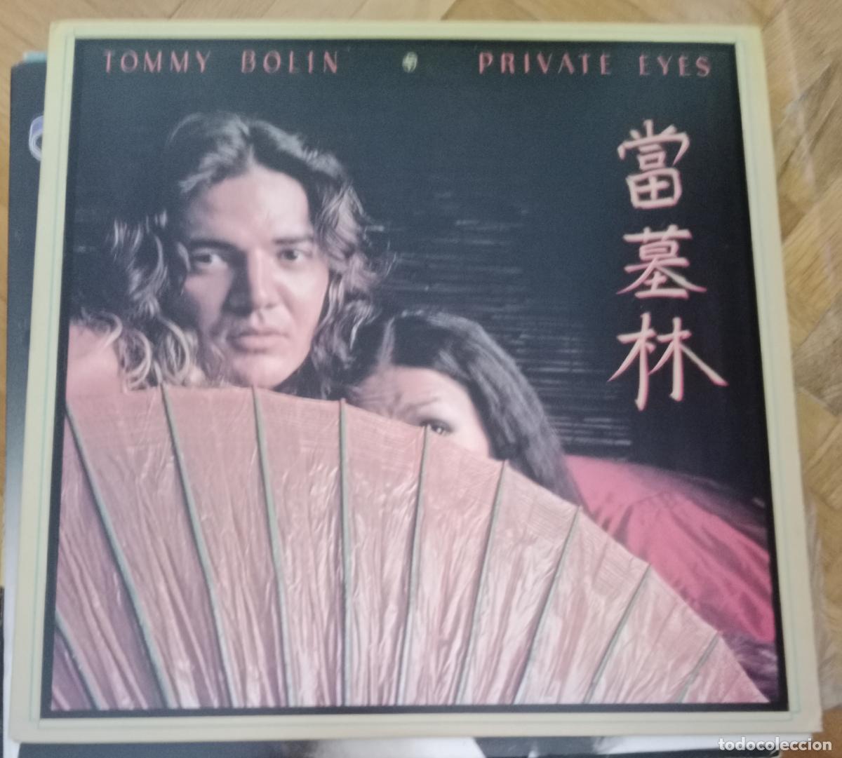 Discos de vinilo: Tommy Bolin &lrm;&ndash; Private Eyes LP EEUU 70S