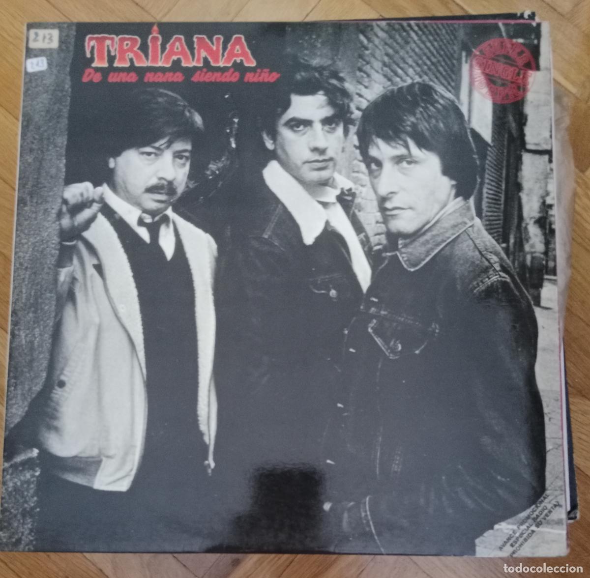 Discos de vinilo: Triana &lrm;&ndash; De Una Nana Siendo Ni&ntilde;o Maxi Promo Espa&ntilde;a 1983