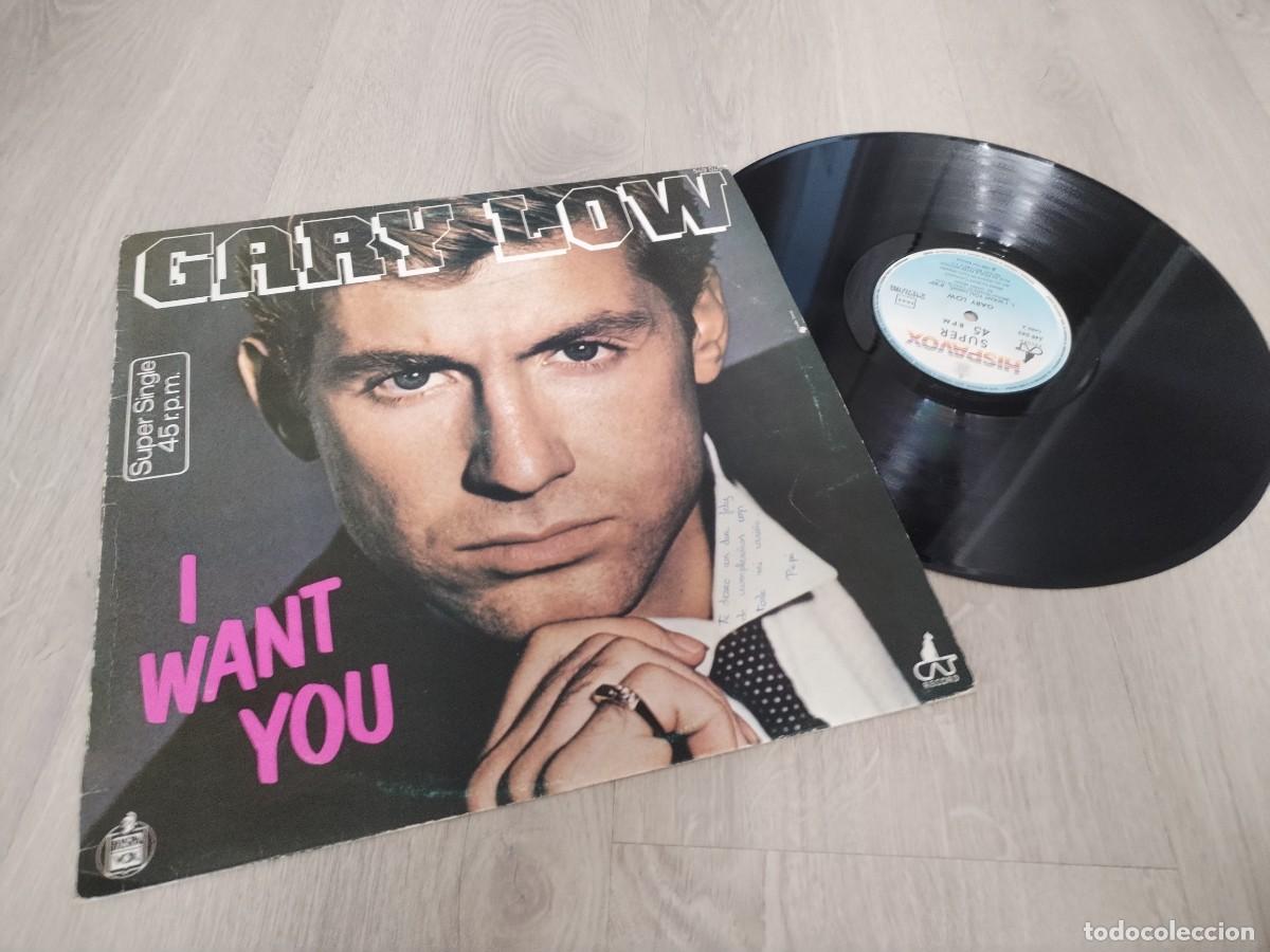 Discos de vinilo: GARY LOW - I WANT YOU .. MAXISINGLE - EXTENDED VERSION ..DE HISPAVOX - 1983 - DANCE SPAGHETTI