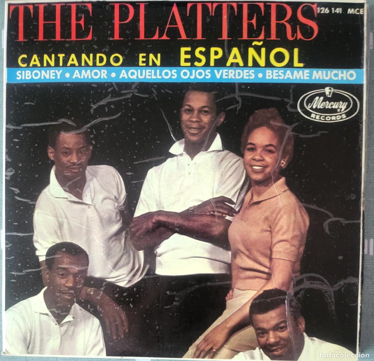 Discos de vinilo: The Platters cantan en Espa&ntilde;ol Ep sello Philips editado en Espa&ntilde;a a&ntilde;o 1964....