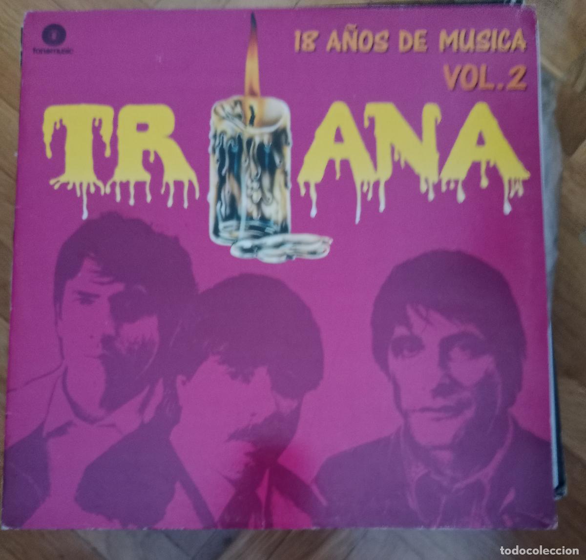 Discos de vinilo: Triana &lrm;&ndash; 18 A&ntilde;os De M&uacute;sica Vol.2 Doble Lp Espa&ntilde;a 1992