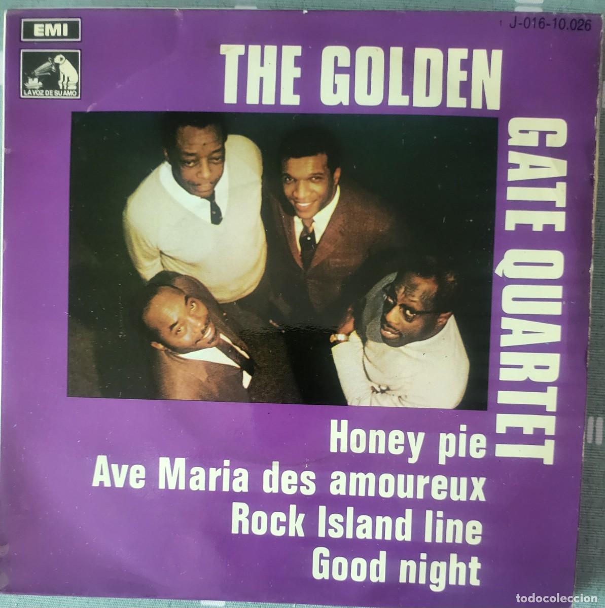 Discos de vinilo: The Golden Gate Quartet Ep sello La voz de su amo editado en Espa&ntilde;a a&ntilde;o 1969...