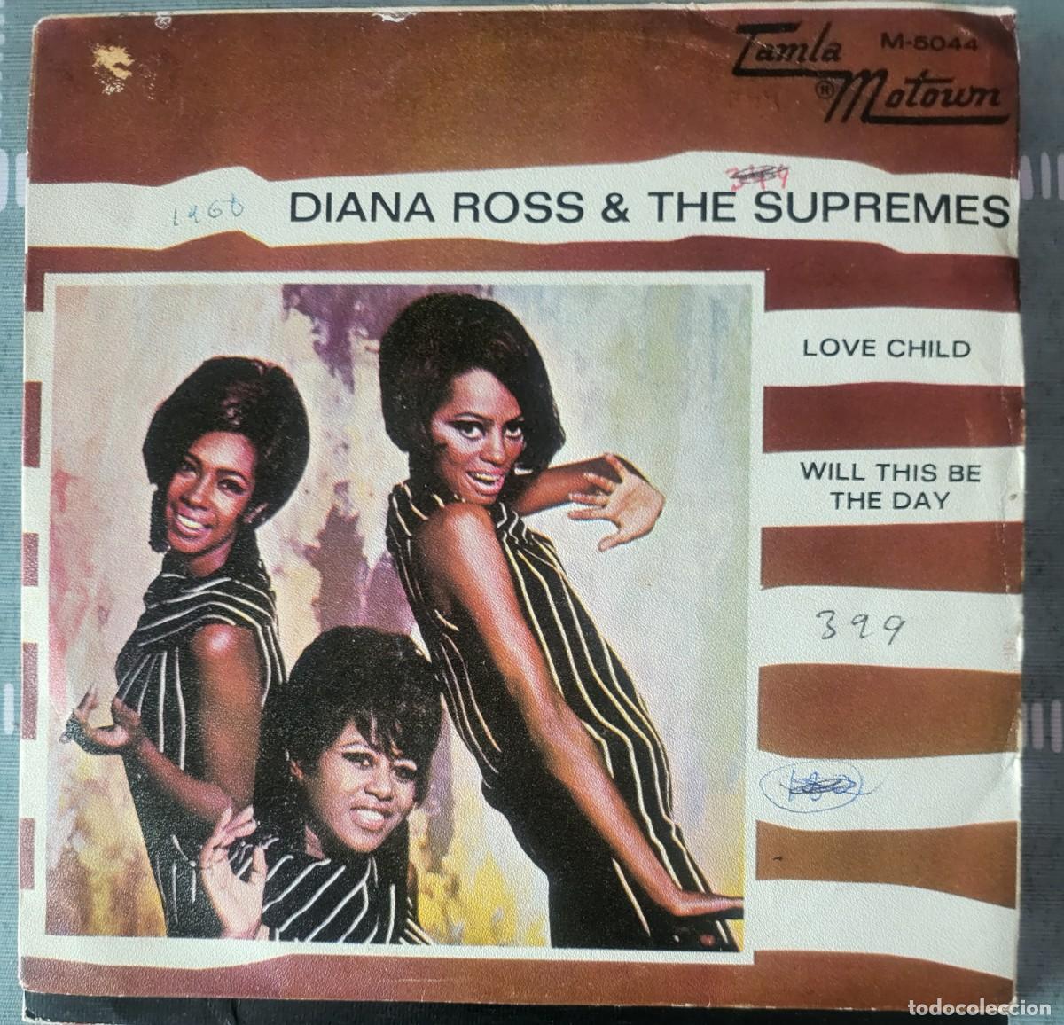 Discos de vinilo: Diana Ross & The Supremes single sello Tamla-Motown editado en Espa&ntilde;a a&ntilde;o 1968...