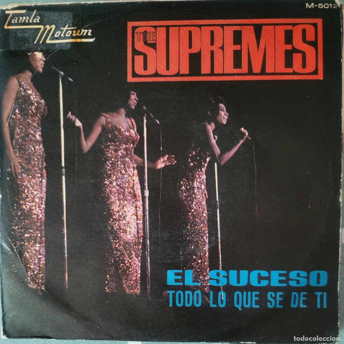 Discos de vinilo: The Supremes single sello Tamla-Motown editado en Espa&ntilde;a a&ntilde;o 1967...