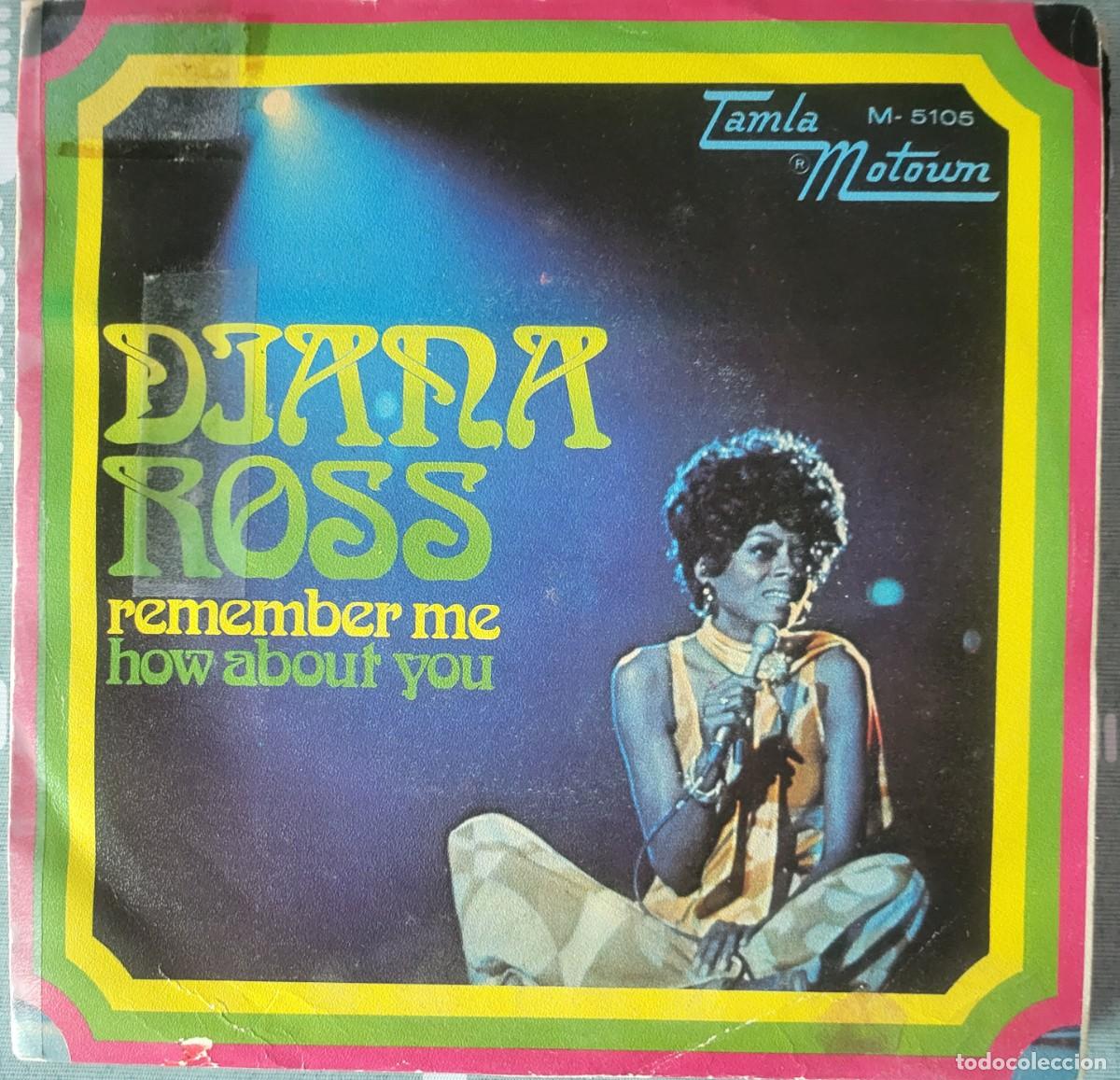 Discos de vinilo: Diana Ross single sello Tamla-Motown editado en Espa&ntilde;a a&ntilde;o 1971...