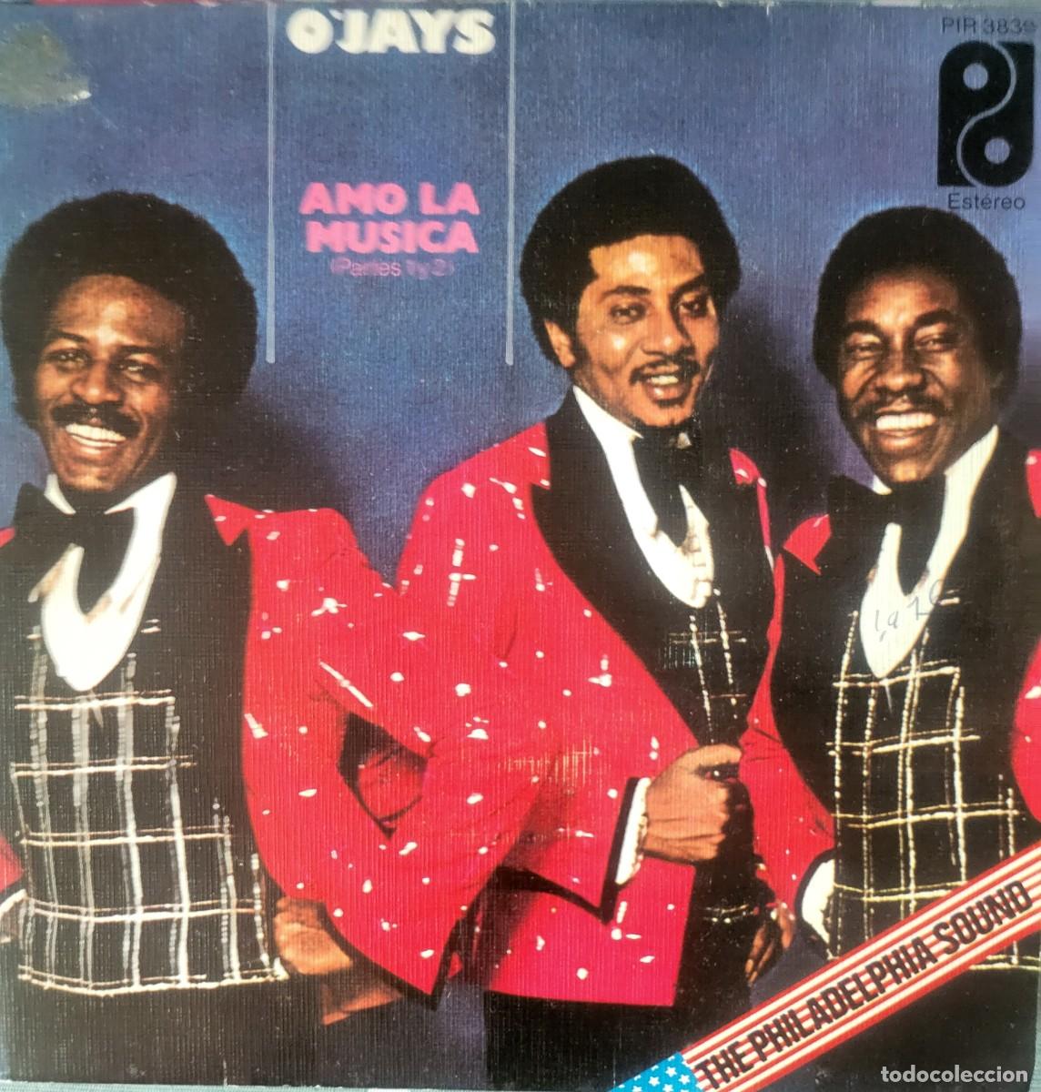 Discos de vinilo: O'jays single sello Philadelphia editado en Espa&ntilde;a a&ntilde;o 1976...