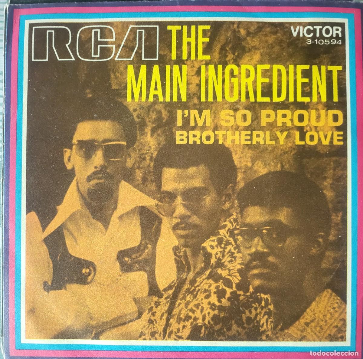 Discos de vinilo: The Main Ingredient single sello RCA Victor editado en Espa&ntilde;a a&ntilde;o 1972...