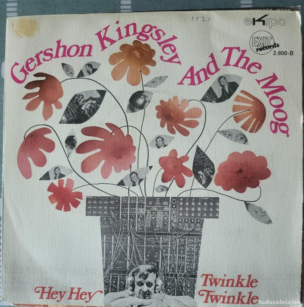Discos de vinilo: Gershon Kingsley And The Moog single sello Ekipo editado en Espa&ntilde;a a&ntilde;o 1971...