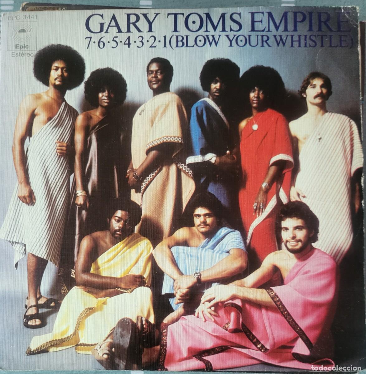 Discos de vinilo: Gary Toms Empire single sello Epic editado en Espa&ntilde;a a&ntilde;o 1976...