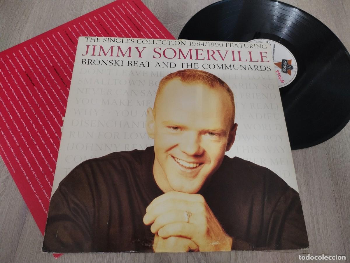 Discos de vinilo: JIMMY SOMERVILLE ( bronski beat and the communards ) - THE SINGLES COLLECTION 1984/1990 .LP DE 1990
