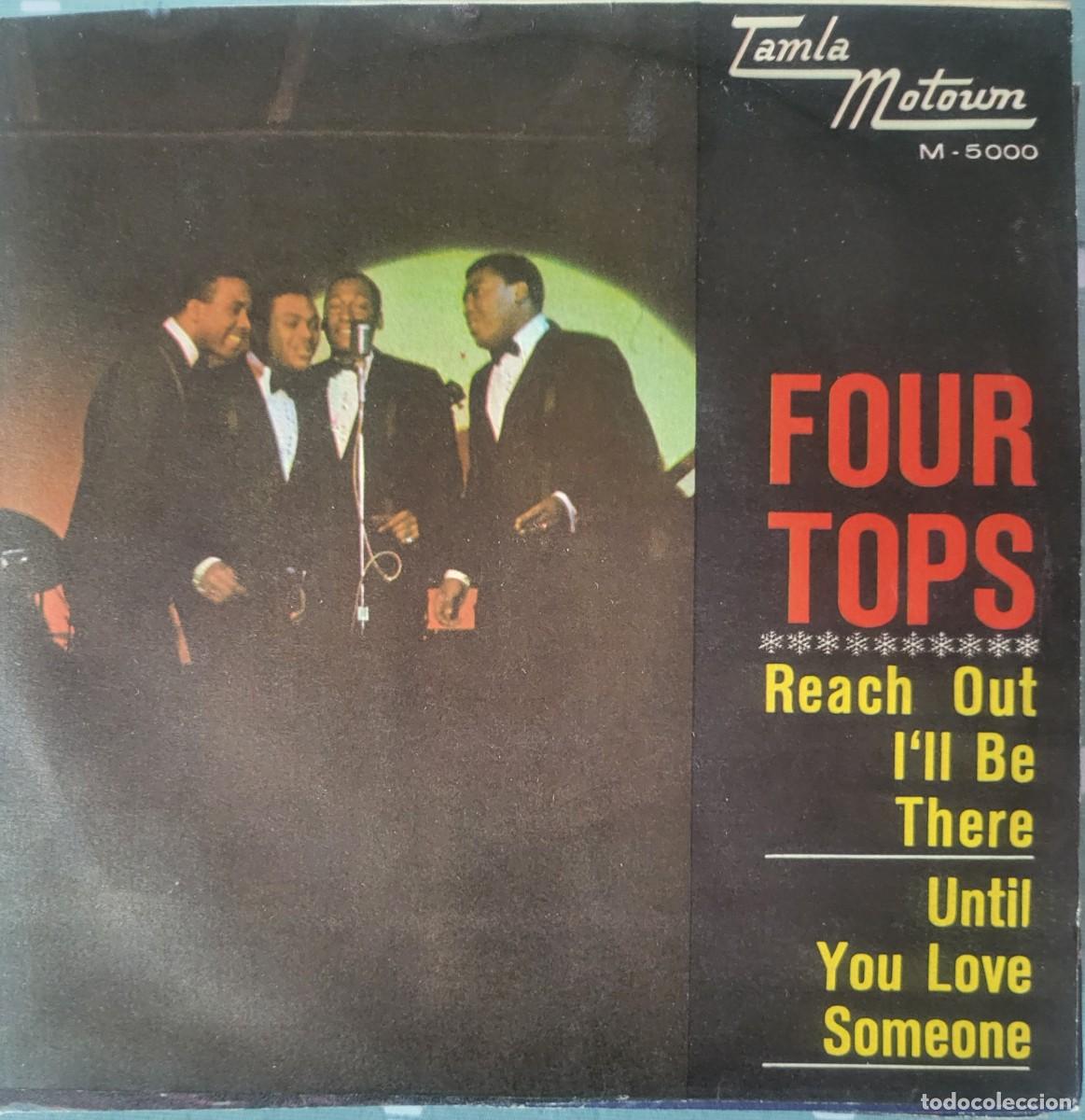 Discos de vinilo: Four Tops single sello Tamla-Motown editado en Espa&ntilde;a a&ntilde;o 1966...