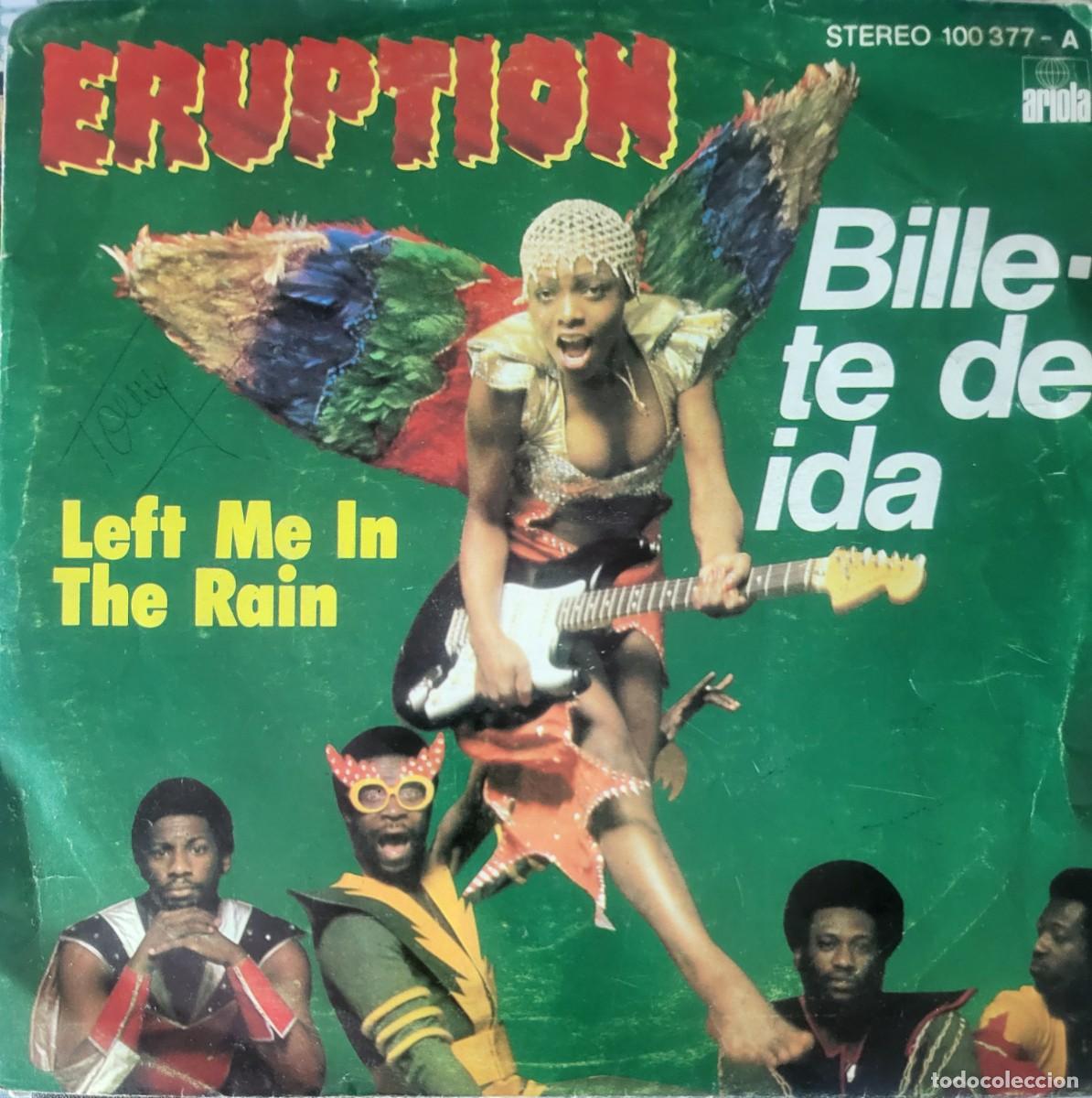 Discos de vinilo: Eruption single sello Ariola editado en Espa&ntilde;a a&ntilde;o 1979...