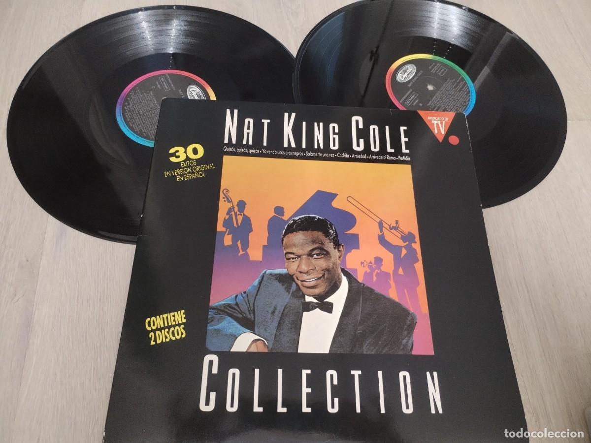 Discos de vinilo: NAT KING COLE - COLLECTION ..2 LP&acute;S - CARPETA ABIERTA - CAPITOL 1990 - 30 GRANDES EXITOS EN ESPA&Ntilde;OL