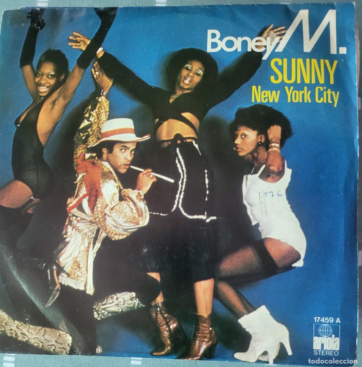 Discos de vinilo: Boney M. single sello Ariola editado en Espa&ntilde;a a&ntilde;o 1977...
